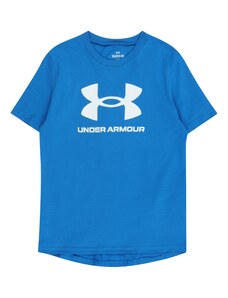 UNDER ARMOUR Sportiniai marškinėliai mėlyna / balta