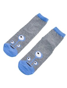 Shelvt Neslystančios vaikiškos kojinės pilkai mėlynos užsienietiškos - 19-22