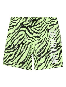 Calvin Klein Swimwear Maudymosi trumpikės neoninė žalia / juoda / balta