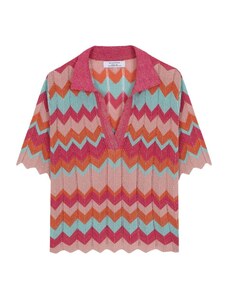 Scalpers Megztinis turkio spalva / rožinė / ryškiai rožinė spalva