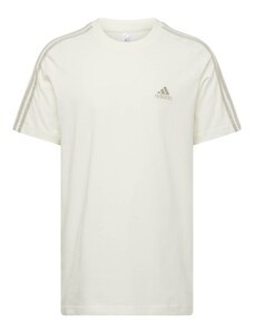 ADIDAS SPORTSWEAR Sportiniai marškinėliai 'Essentials' rusvai pilka / natūrali balta