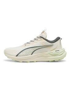 PUMA Bėgimo batai 'Electrify Nitro 3' nebalintos drobės spalva / pilka / pastelinė žalia / tamsiai žalia