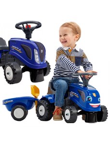 Gamintojas nenurodytas Traktorius Baby Blue su priekaba ir priedais nuo 1 metų amžiaus