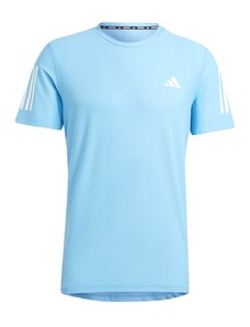 ADIDAS PERFORMANCE Sportiniai marškinėliai 'Own the Run' šviesiai mėlyna / balta