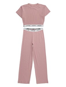 Calvin Klein Underwear Miego kostiumas ryškiai rožinė spalva / juoda / balta