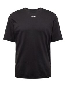 Calvin Klein Marškinėliai 'NANO' juoda / balta