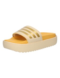 ADIDAS SPORTSWEAR Sandalai / maudymosi batai 'ADILETTE' smėlio spalva / šafrano spalva / auksas