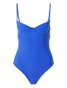 Calvin Klein Swimwear Maudymosi kostiumėlis 'ONE PIECE' sodri mėlyna („karališka“) / auksas