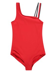 Tommy Hilfiger Underwear Maudymosi kostiumėlis raudona / juoda / balta