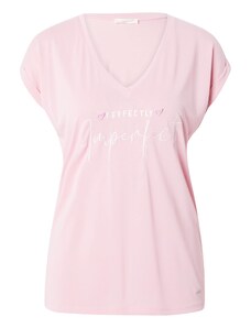 Key Largo Marškinėliai 'PERFECTLY' rožių spalva / eozino spalva / balta