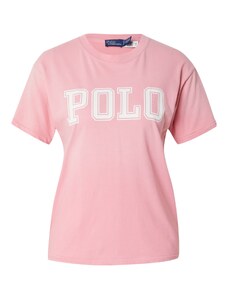 Polo Ralph Lauren Marškinėliai šviesiai rožinė / balta