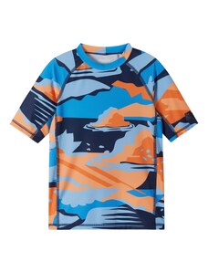 Reima Sportinis maudymosi kostiumėlis 'Uiva' tamsiai mėlyna / dangaus žydra / oranžinė / pastelinė oranžinė