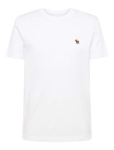 Abercrombie & Fitch Marškinėliai ruda / balta