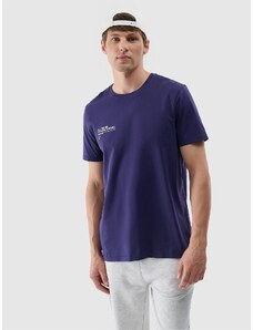 4F Vyriški T-shirt marškinėliai su grafika - tamsiai mėlyni