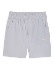 PUMA Sportinės kelnės 'Concept 8' pilka / šviesiai oranžinė / balta