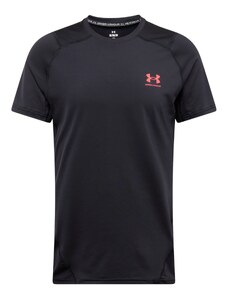 UNDER ARMOUR Sportiniai marškinėliai koralų splava / juoda