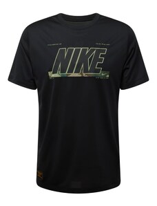 NIKE Sportiniai marškinėliai ruda / žalia / juoda / balta