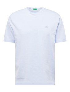 UNITED COLORS OF BENETTON Marškinėliai melsvai pilka / balta