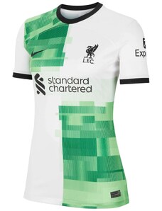 NIKE Sportiniai marškinėliai 'FC Liverpool' žalia / juoda / balta