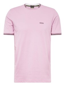 BOSS Marškinėliai ' Taul ' pastelinė rožinė / juoda