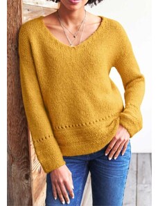 HEINE Geltonas megztinis "Ocker" : Dydis - 40