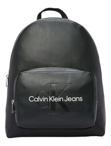 Calvin Klein Jeans Kuprinė 'CAMPUS BP40' juoda / balta