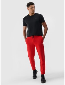 4F Vyriškos sportinės jogger kelnės - raudonos spalvos