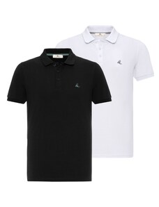 Daniel Hills Marškinėliai juoda / balta