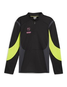 PUMA Sportiniai marškinėliai 'King Pro' neoninė geltona / pilka / juoda