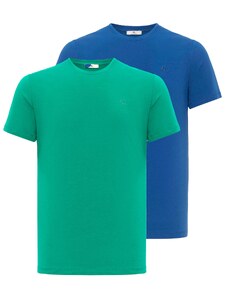Daniel Hills Marškinėliai tamsiai mėlyna / nefrito spalva