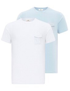 Daniel Hills Marškinėliai mėlyna / balta