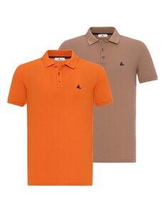 Daniel Hills Marškinėliai šviesiai ruda / oranžinė