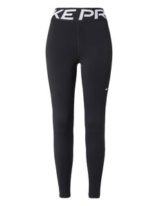 NIKE Sportinės kelnės juoda / balta