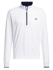 ADIDAS GOLF Sportiniai marškinėliai 'Lightweight Half-Zip' juoda / balta