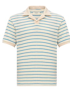 Antioch Marškinėliai nebalintos drobės spalva / sodri mėlyna („karališka“)