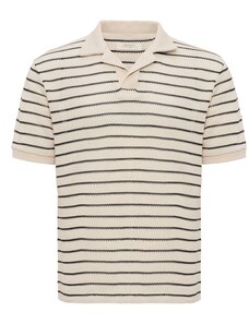 Antioch Marškinėliai smėlio spalva / juoda