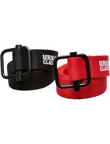 Urban Classics Diržas raudona / juoda / balta