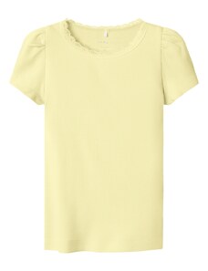 NAME IT Marškinėliai 'NMFKab' pastelinė geltona