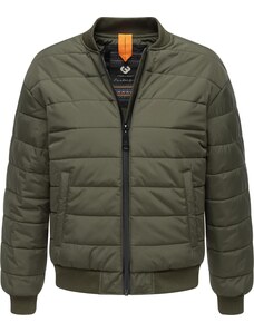 Ragwear Demisezoninė striukė 'Bombina' rusvai žalia / juoda