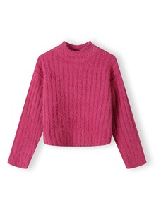 MINOTI, ryškiai rožiniai klasikiniai megztiniai mergaitėms - GLAMI.lt