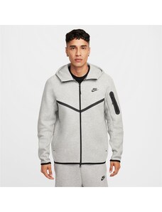 Nike Tech Full-Zip Windrunner Hoodie Heather Grey - Vyrai - Striukė su gobtuvu Nike - Pilka - HV0949-063