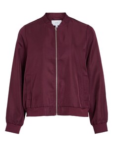 VILA Demisezoninė striukė 'VIPapaya' vyno raudona spalva