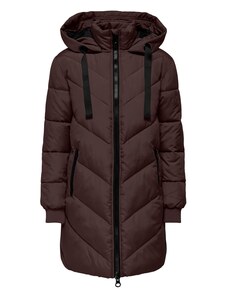 JDY Žieminis paltas 'JDYSKYLAR' tamsiai ruda