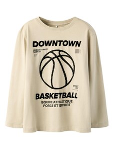 NAME IT Marškinėliai 'NKMRAMSEY' zomšos spalva / juoda