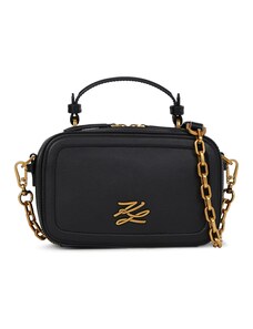 Karl Lagerfeld Rankinė su ilgu dirželiu auksas / juoda