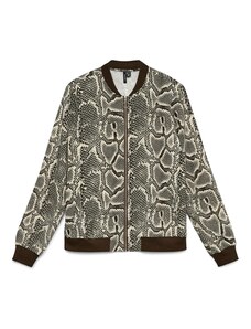 VERO MODA Demisezoninė striukė 'VMCOCO' smėlio spalva / šokolado spalva