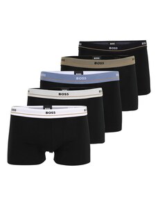 BOSS Boxer trumpikės tamsiai (džinso) mėlyna / šviesiai ruda / juoda / balta / balkšva
