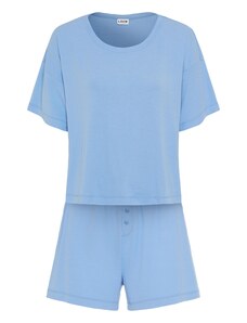 LSCN by LASCANA Pižama su šortais šviesiai mėlyna
