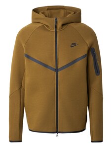 Nike Sportswear Džemperis 'Tech Fleece' alyvuogių spalva / juoda