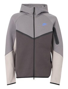 Nike Sportswear Džemperis 'Tech Fleece' pilka / antracito spalva / šviesiai pilka / tamsiai pilka
